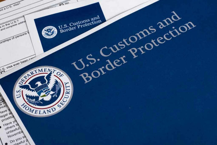U.S. Customs and Border Protection documents and logo.