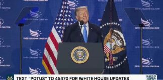 President Trump Delivers Remarks at the Faith & Freedom Coalition's 2026 Policy Conference