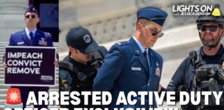 EXCLUSIVE: Detained ACTIVE DUTY Major FIRST EVER to Demand Trump's REMOVAL from Office | Lights On